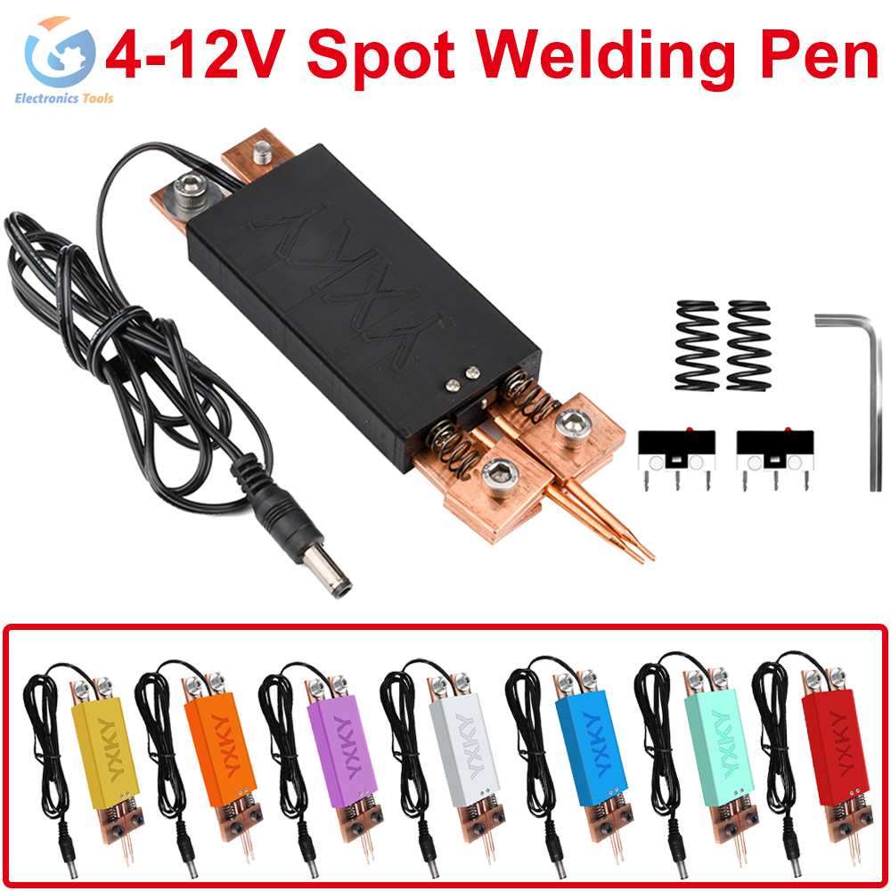 Diy Electronics Spot Welder - Pena Las Titik 4-12V untuk Mesin
