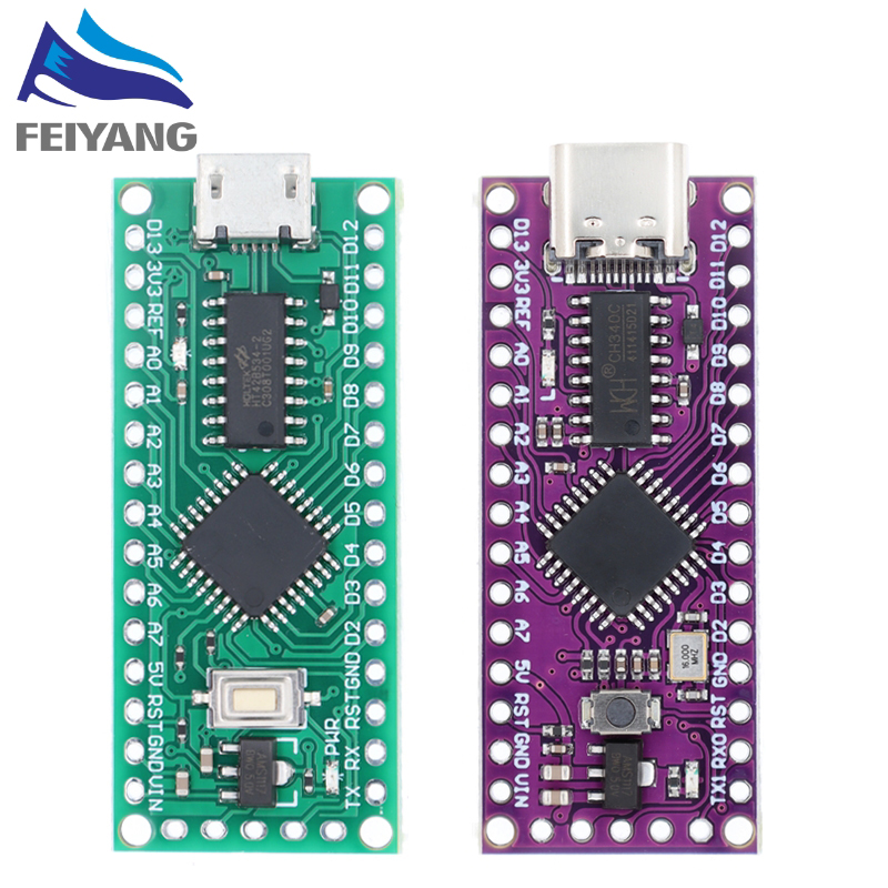 Arduino Uno Starter Kit - LGT8F328P-LQFP32 MiniEVB TYPE-C mikro USB kompatibel