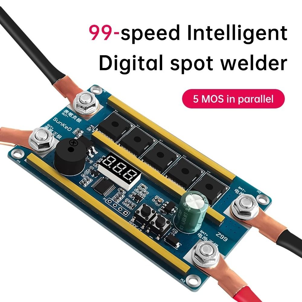 Diy Electronics Spot Welder - Mesin Las Titik Portabel 12V Layar