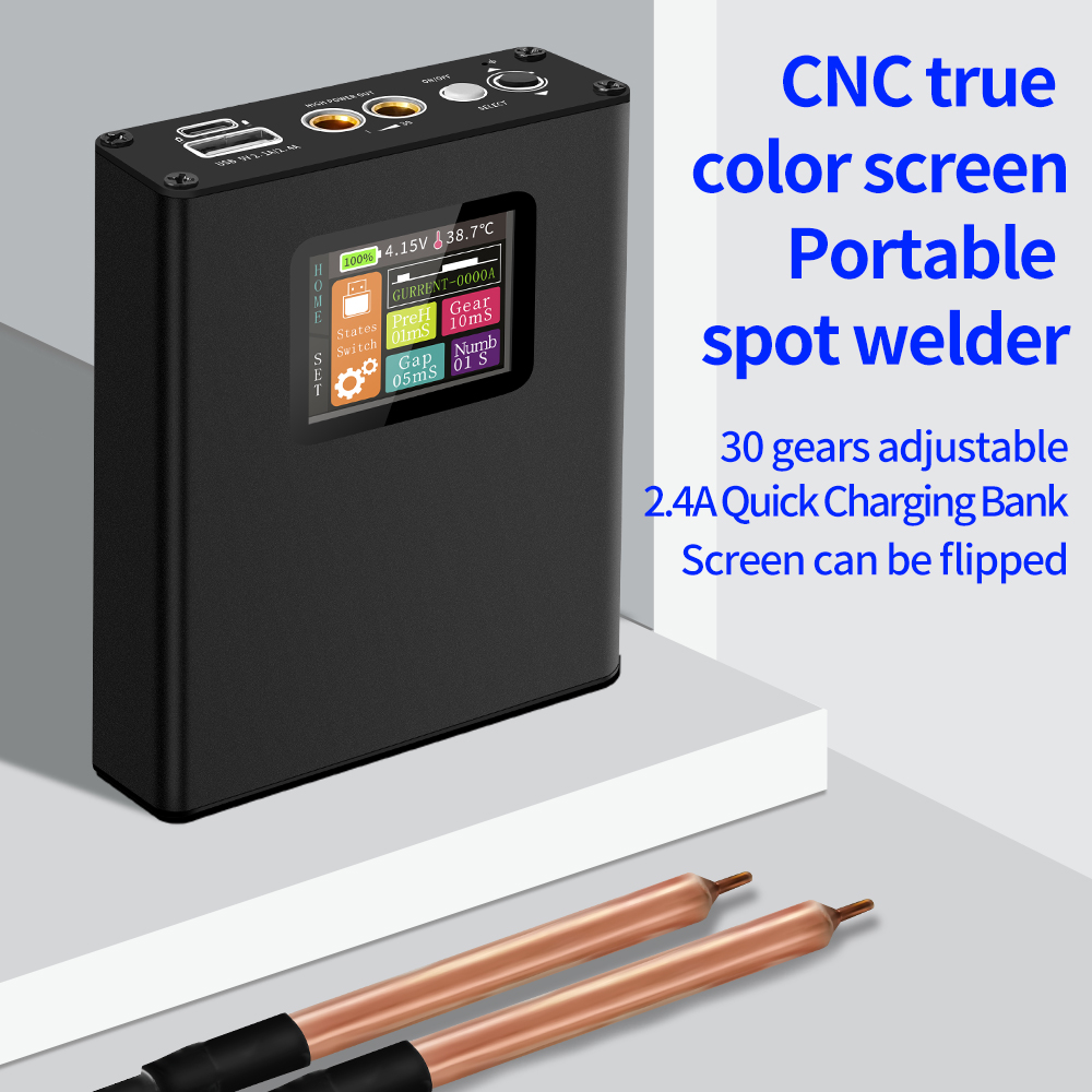Diy Electronics Spot Welder - Tampilan Digital Tukang Las Titik 0.1-0.25MM