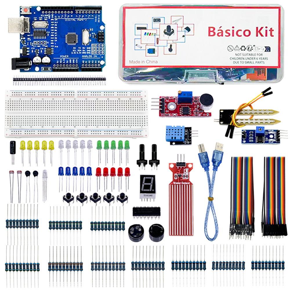 Arduino Uno Starter Kit - Kit Elektronik Fun Basico Untuk Papan
