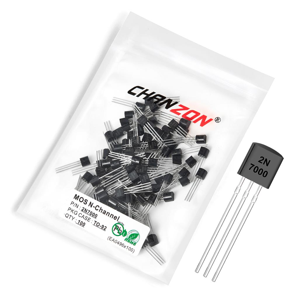 Diy Electronics Youtube - 100Pcs 2N7000 TO-92 Kanal-n Mosfet Bipolar