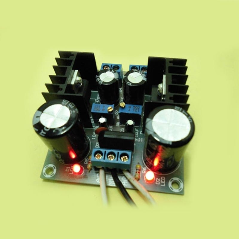 Diy Electronics Parts - Menyatu LM317 + LM337 Adaptor Daya