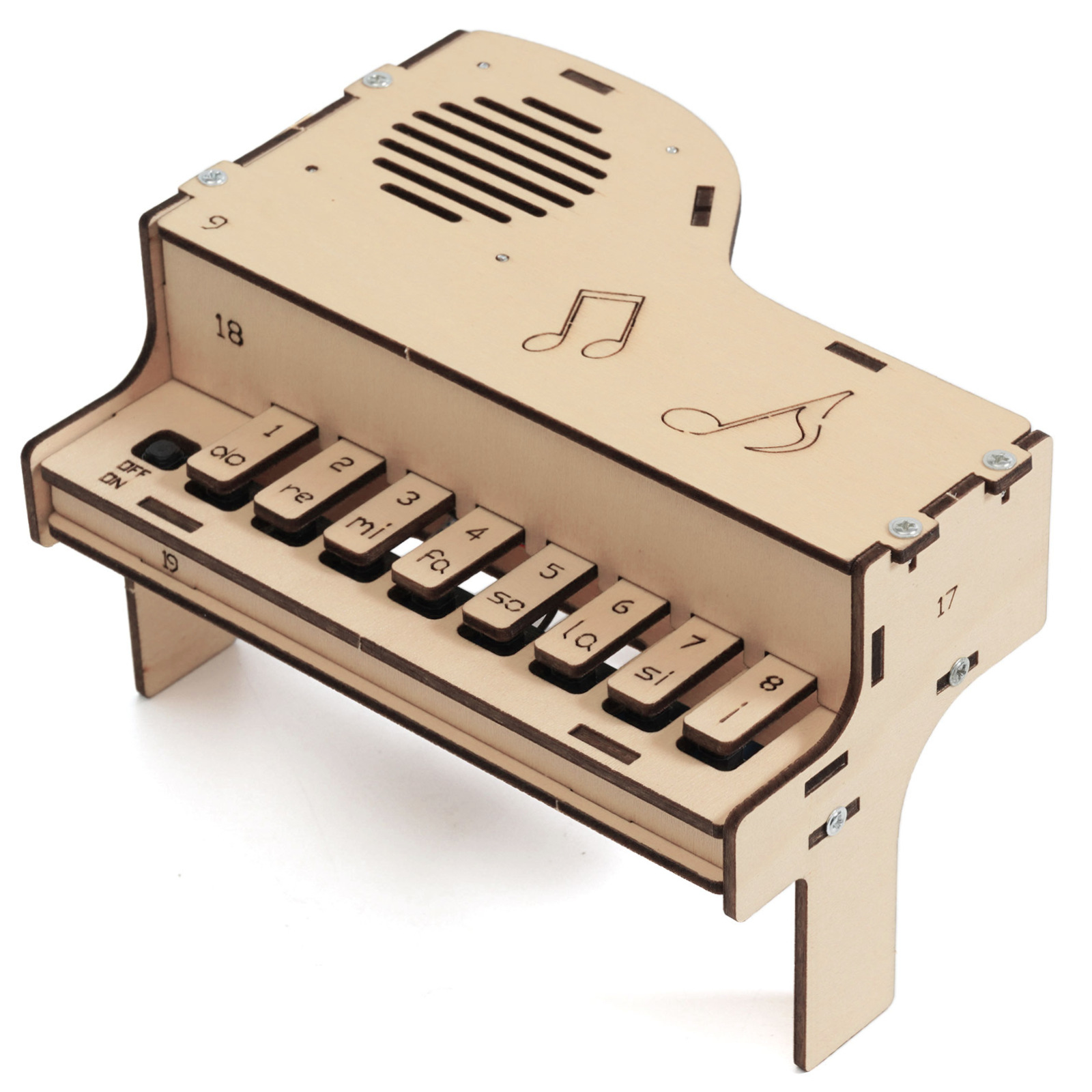 Model Piano elektronik kayu DI - Diy Electronics Parts ulasan dan harga