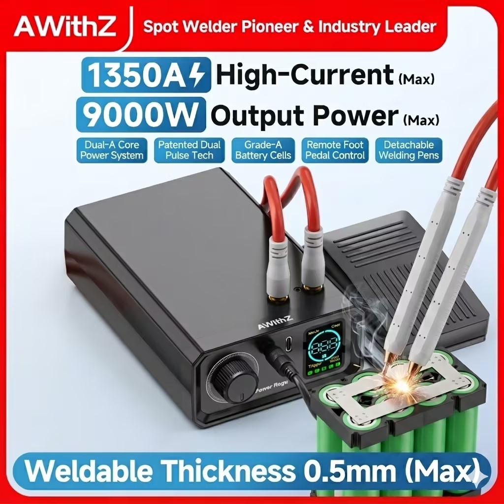 Awithz 9000W Spot Welder Mesin - Diy Electronics Spot Welder ulasan dan harga