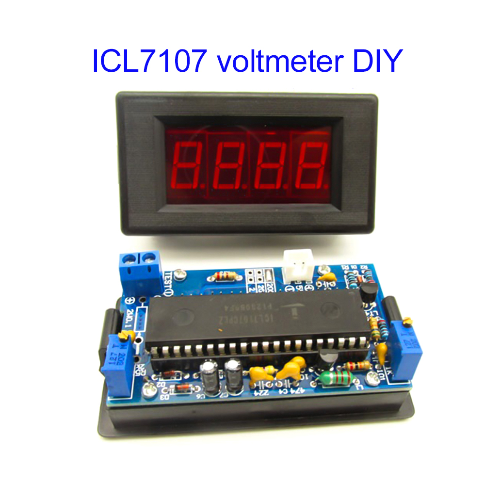 Kit Suku Cadang Voltmeter ICL7 - Diy Electronics Learning Kit ulasan dan harga