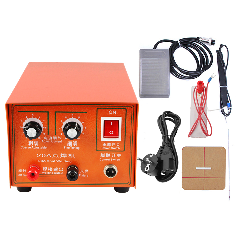 Perhiasan 20A Spot Welder Mesi - Diy Electronics Spot Welder ulasan dan harga