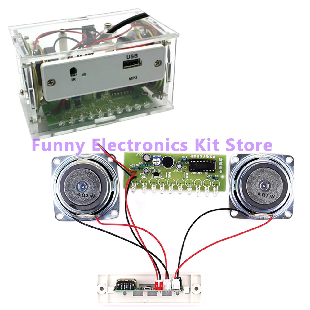 Kit Speaker Bluetooth DIY Puti - Diy Electronics Learning Kit ulasan dan harga