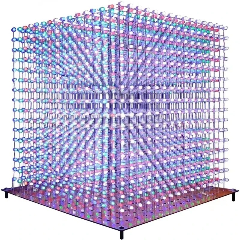 3 D16mini Light Cube Kit 16x16 - Diy Electronics Parts ulasan dan harga