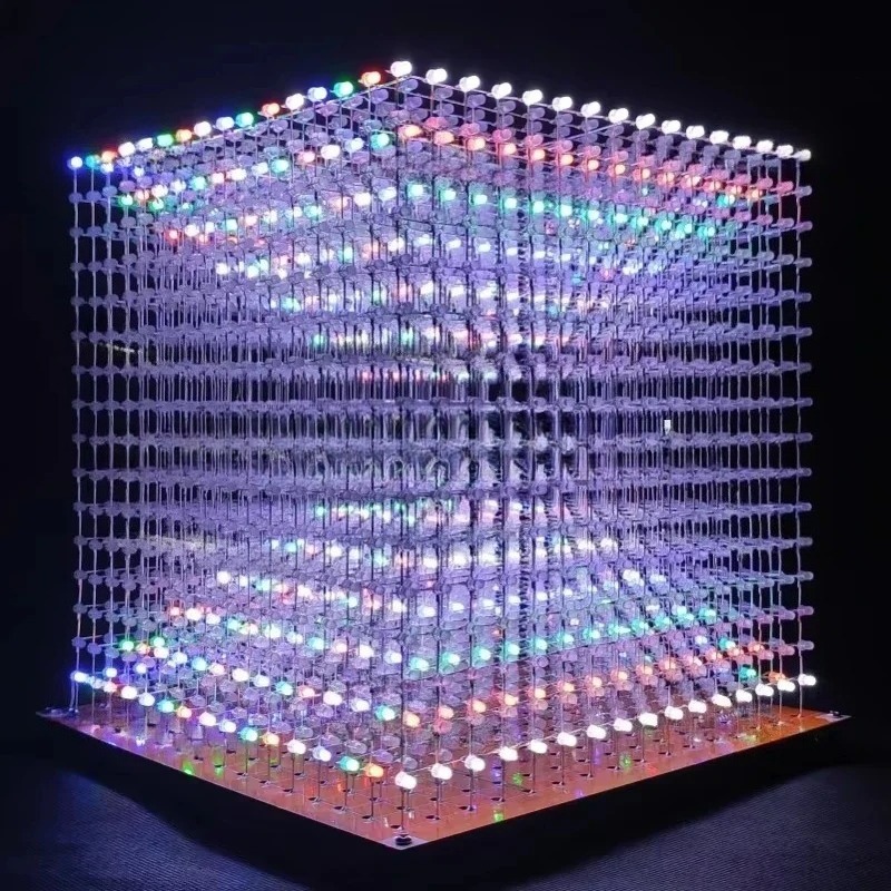 3 D16mini Light Cube Kit 16x16 - Diy Electronics Parts ulasan dan harga