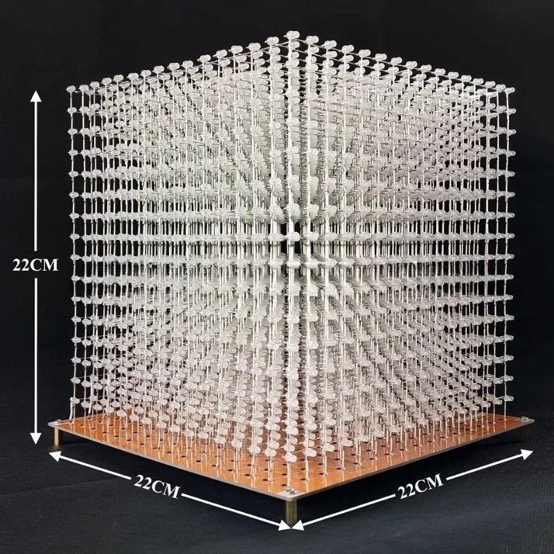 3 D16mini Light Cube Kit 16x16 - Diy Electronics Parts ulasan dan harga