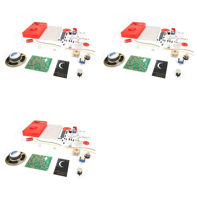 B68C 3 Set 7 Tube AM Radio Ele - Diy Electronics Learning Kit ulasan dan harga