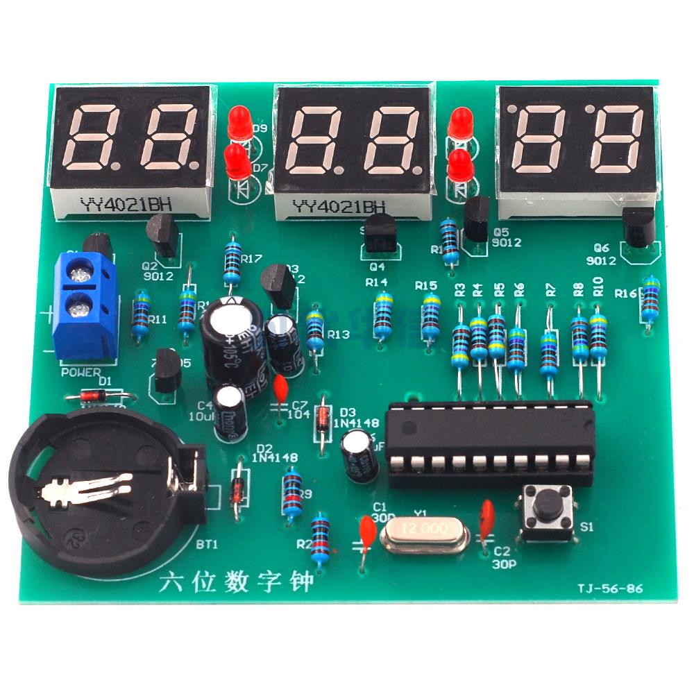 Kit DIY jam elektronik AT89C20 - Diy Electronics Youtube ulasan dan harga