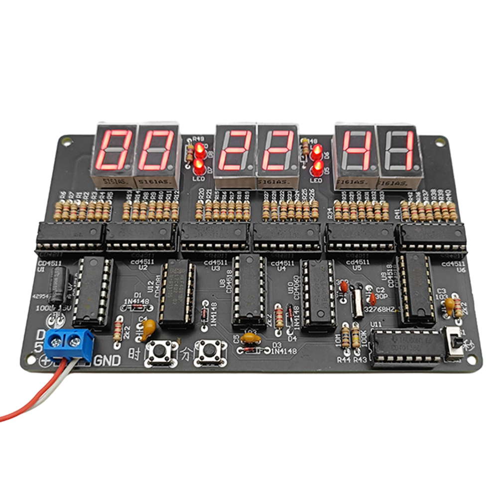 Kit Jam Digital 24 Jam untuk P - Electronics Diy Pcb Design Projects ulasan dan harga