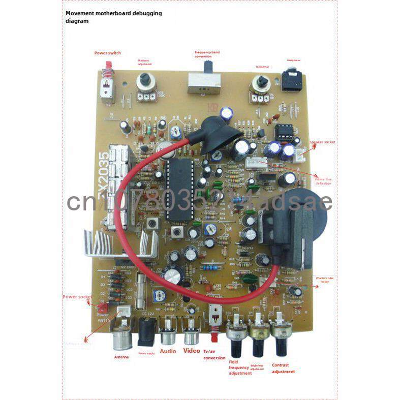 Kit/Paket Mainboard TV Hitam P - Diy Electronics Parts ulasan dan harga