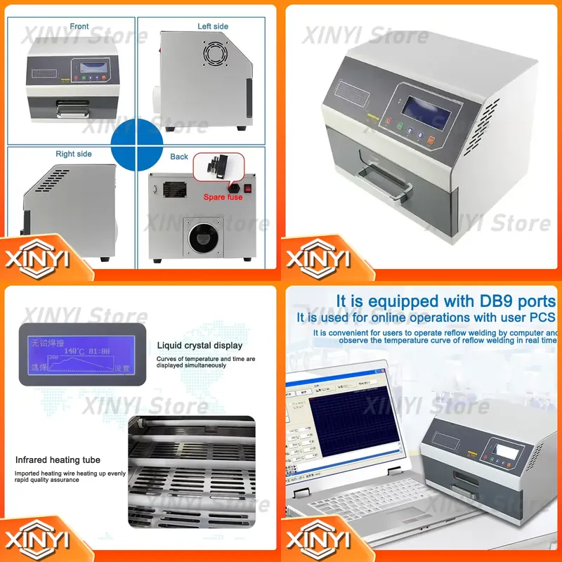 Tungku Solder Reflow Bebas Tim - Diy Electronics Spot Welder ulasan dan harga