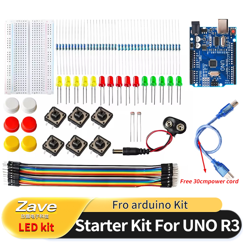 Kit Pemula Elektronik Pintar u - Arduino Uno Starter Kit ulasan dan harga