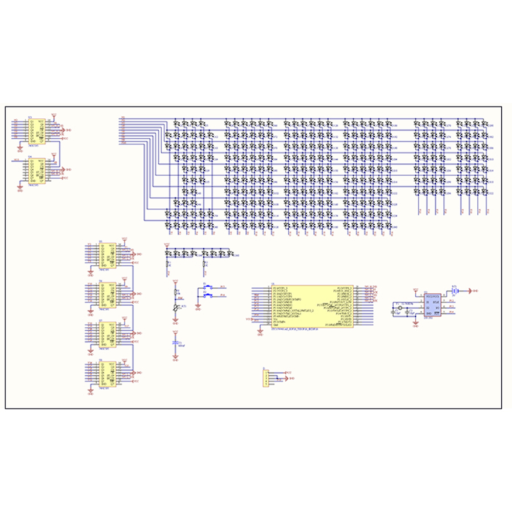 Kit Elektronik Jam Dot Matrix  - Diy Electronics Learning Kit ulasan dan harga