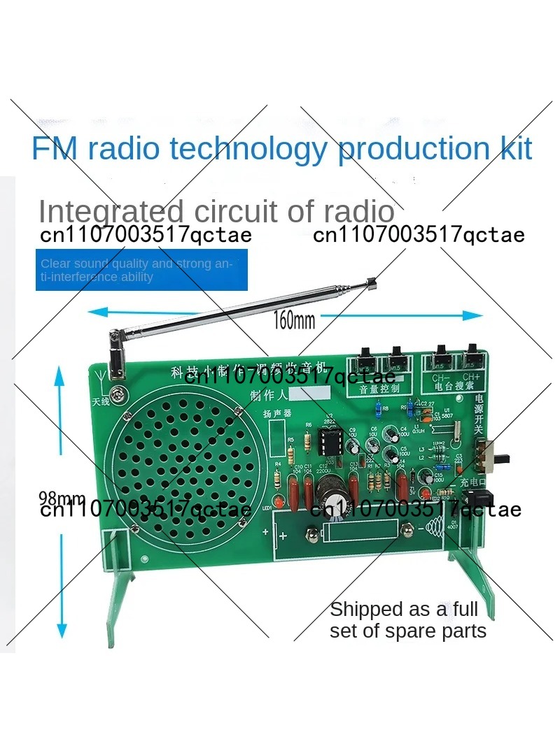 Kit Radio FM FM FM elektronik  - Diy Electronics Parts ulasan dan harga