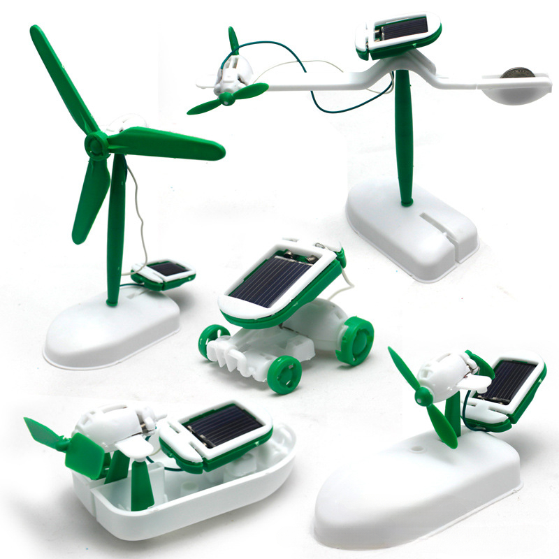 Kit Robot Tenaga Surya 6-In-1  - Diy Robot Electronics Kit ulasan dan harga