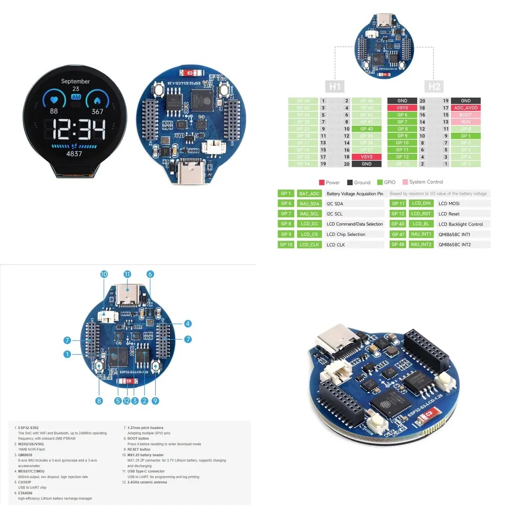 Papan pengembangan LCD ESP32-S - Esp32 Wifi Bluetooth ulasan dan harga